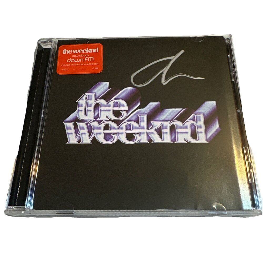 The Weeknd Dawn FM CD Autographed Hand Signed Insert Music Collectible